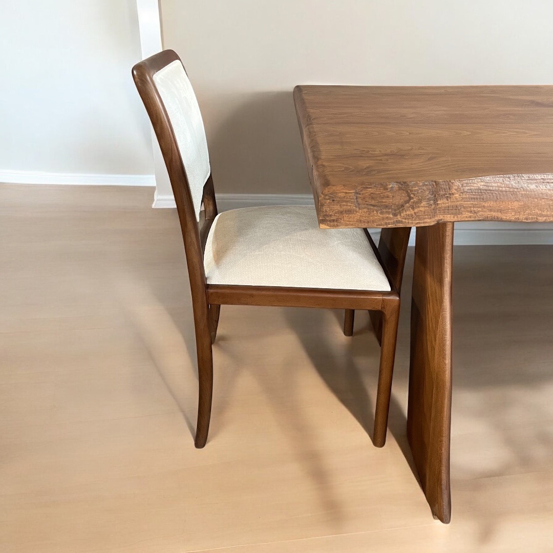 كرسي سفرة — Linnea Chair — الخامة: زان روماني مصمت grade AB high — 2