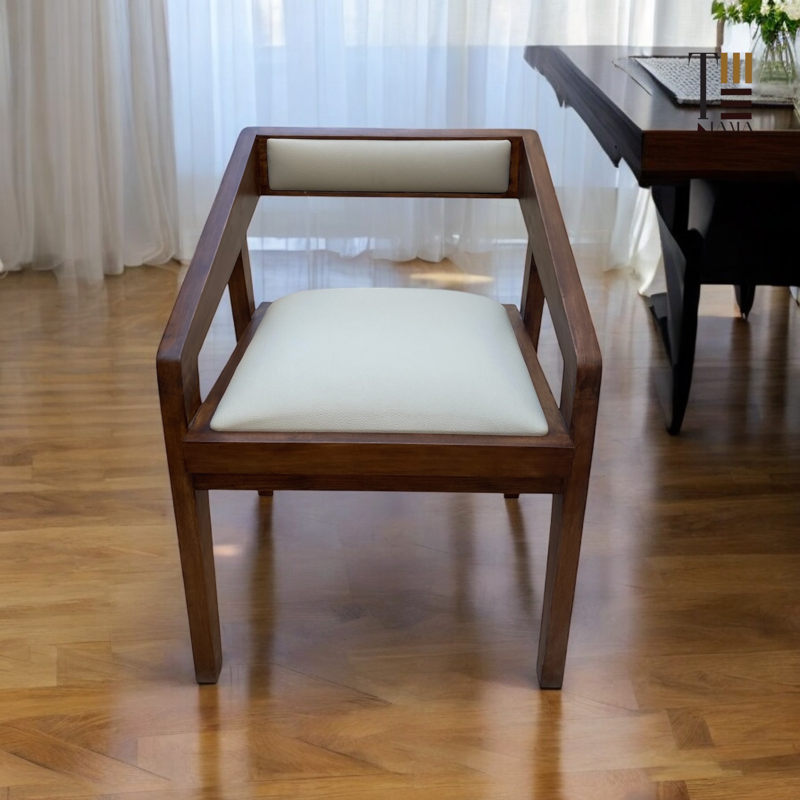 كرسي سفرة — Norhaven dining chair — الخامة: زان روماني مصمت grade AB high — 3