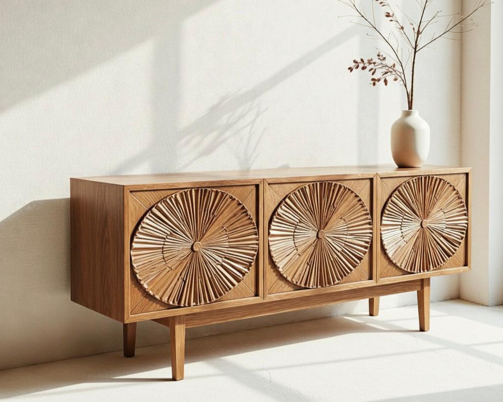 WabiSabi sideboard — Dining sideboards — Material: Massive Beech wood +Natural Blockboard — Veneer: Natural — 4