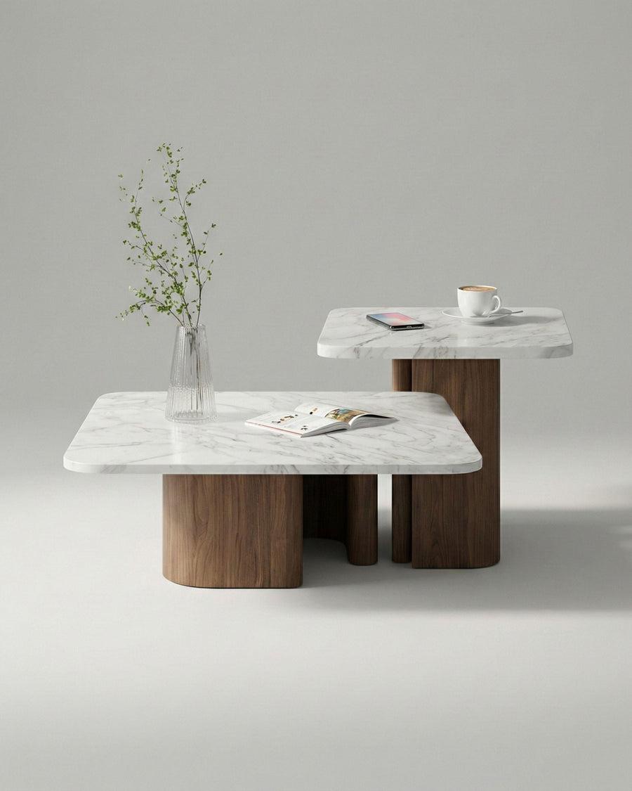 طاولة قهوة — Carrara Set