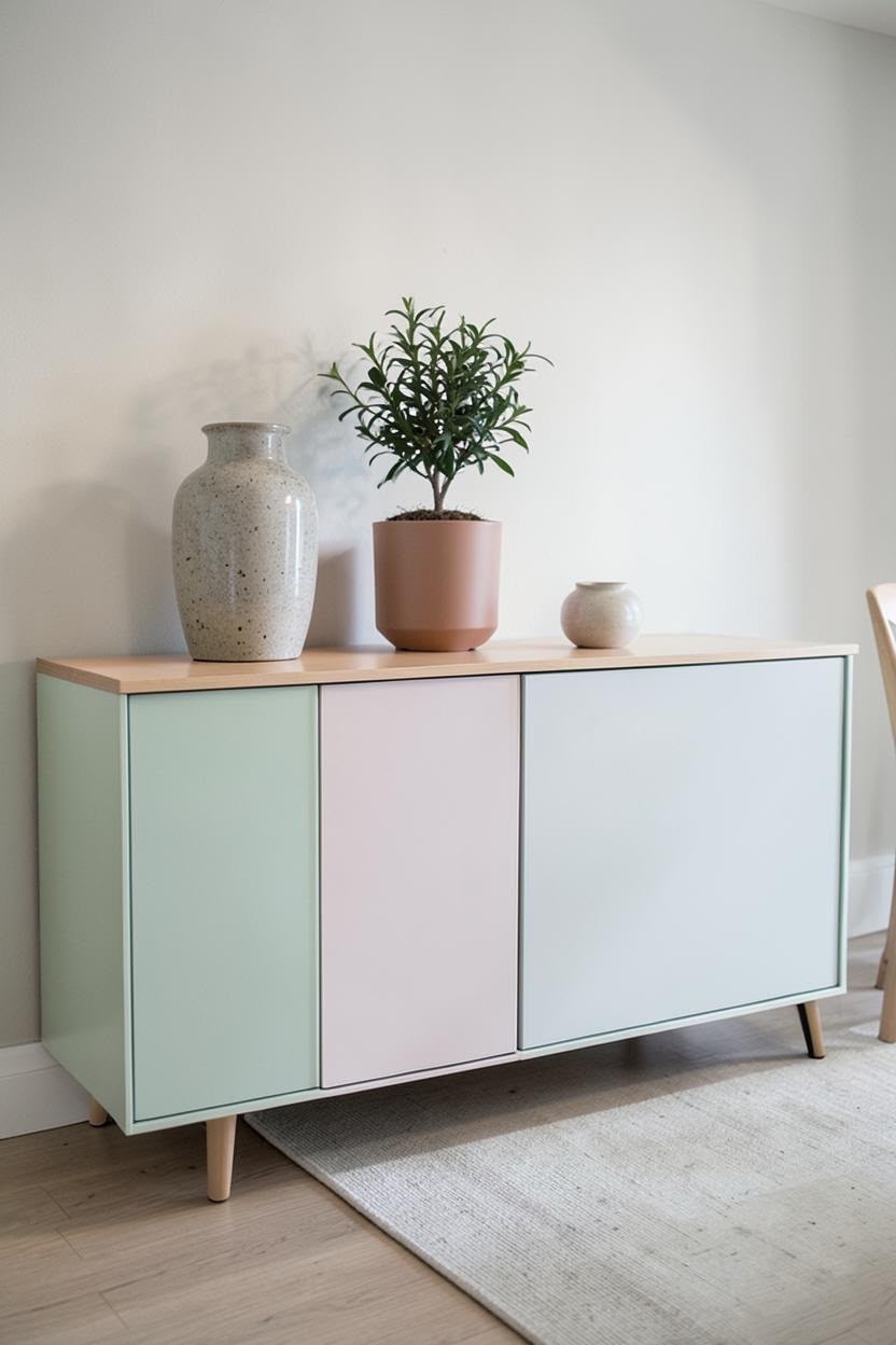 Eclectic sideboard — Dining sideboards — Material: HPL — Veneer: HPL