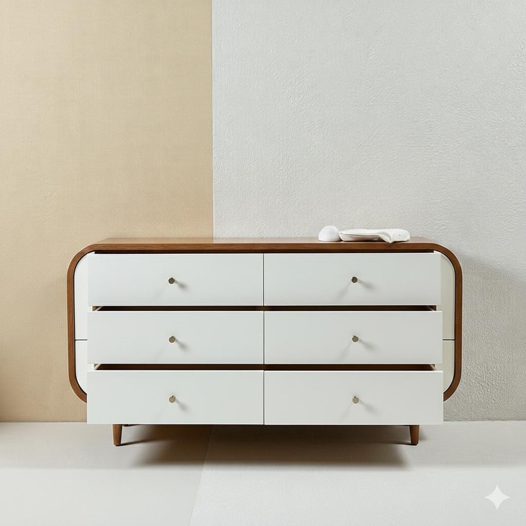 Lucent dresser — Dresser units — Material: Natural Blockboard — Veneer: Oak — 3