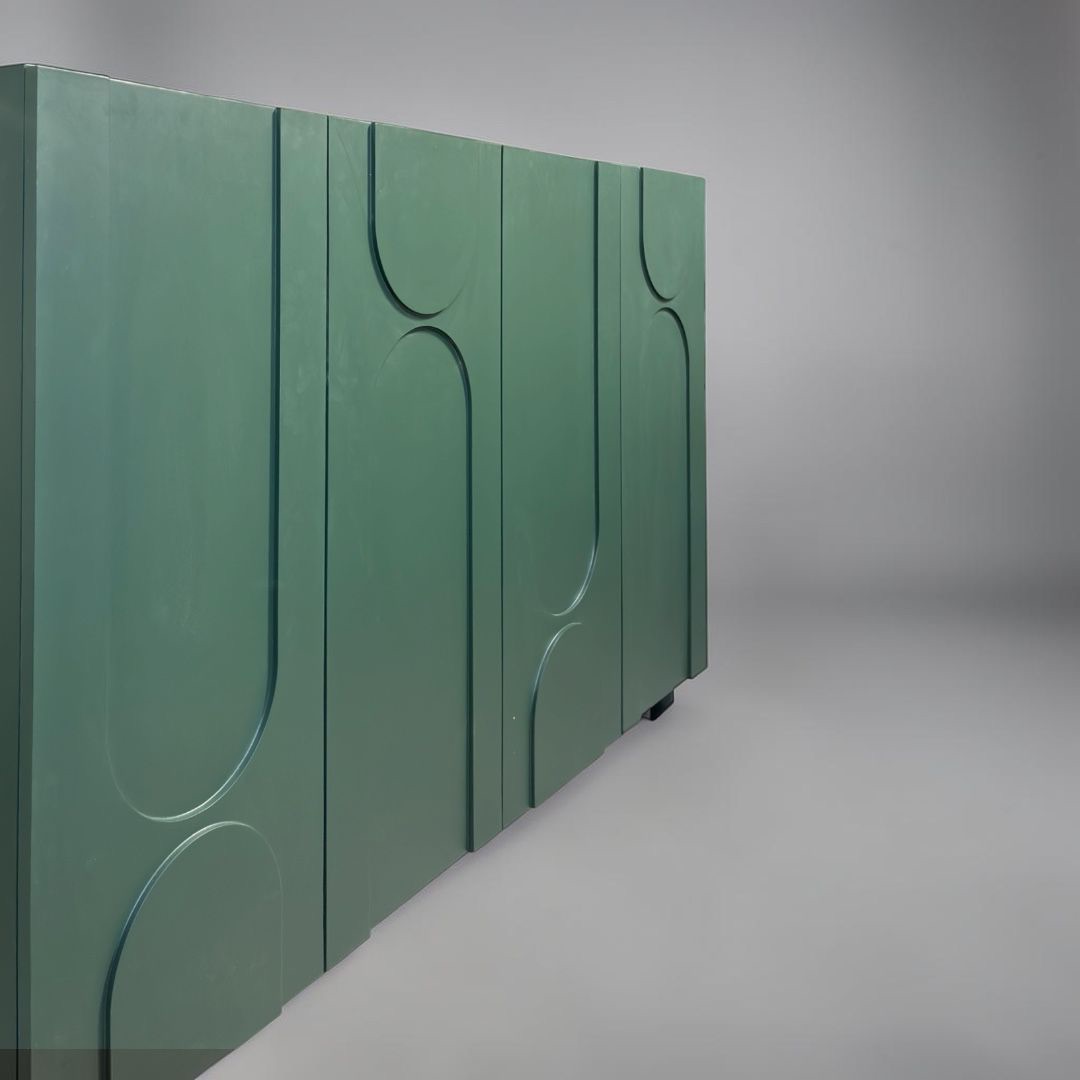 بوفيه سفرة — Tulip A multi purposes cabinet — الخامة: خشب كونتر طبيعي + خشب زان مضغوط — القشرة: Lacquered wood "Available indifferent colors" — 3