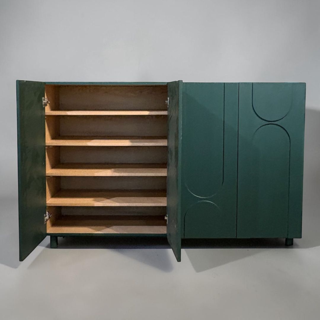 بوفيه سفرة — Tulip A multi purposes cabinet — الخامة: خشب كونتر طبيعي + خشب زان مضغوط — القشرة: Lacquered wood "Available indifferent colors" — 2