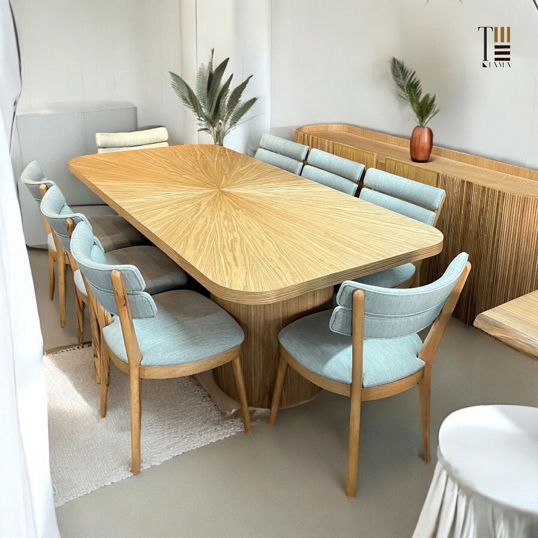 Galaxy dining table Oak veneer — 3