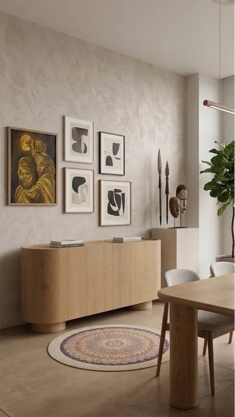 Lars — Dining sideboards — Material: Mixed massive Compressed wood +Natural Blockboard — Veneer: Natural Oak — 1