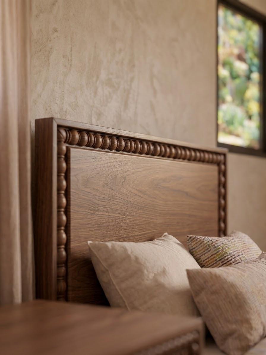 سرير — Bable Bed — خامة قاعدة السرير: خشب زان مصمت — خامة ظهر السرير: خشب كونتر طبيعي + زان مصمت "نحت يدوي Oyma" — 2