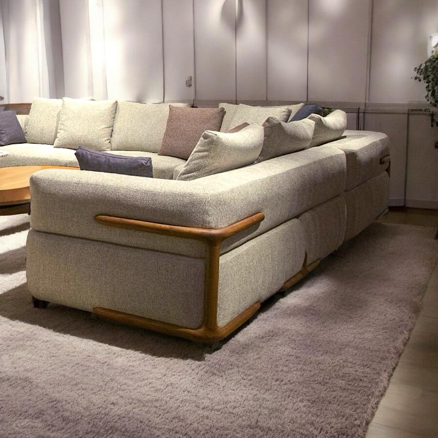 Oslo Sofa — Material: Massive Beech wood — Structure: Massive Beech wood — 1