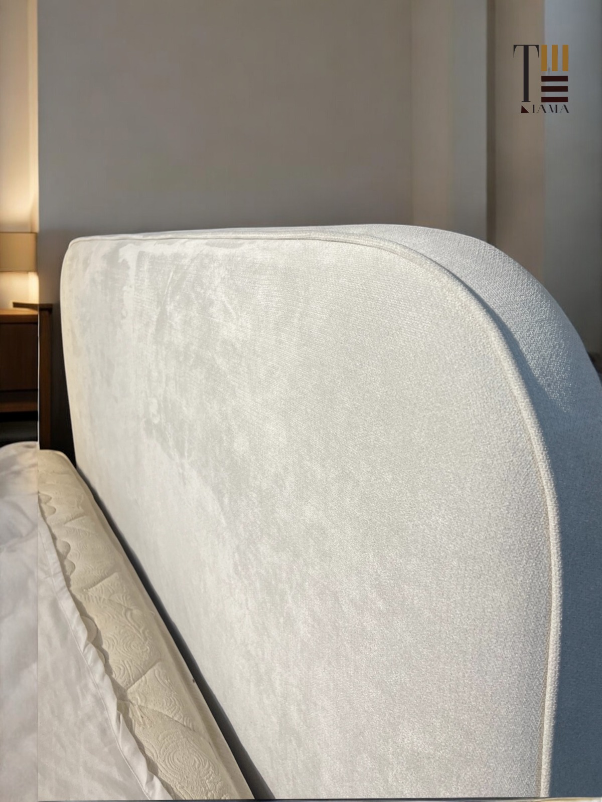 Copenhagen Bed — Bed platform: Massive Beech wood — Headboard: Natural blockboard — 4
