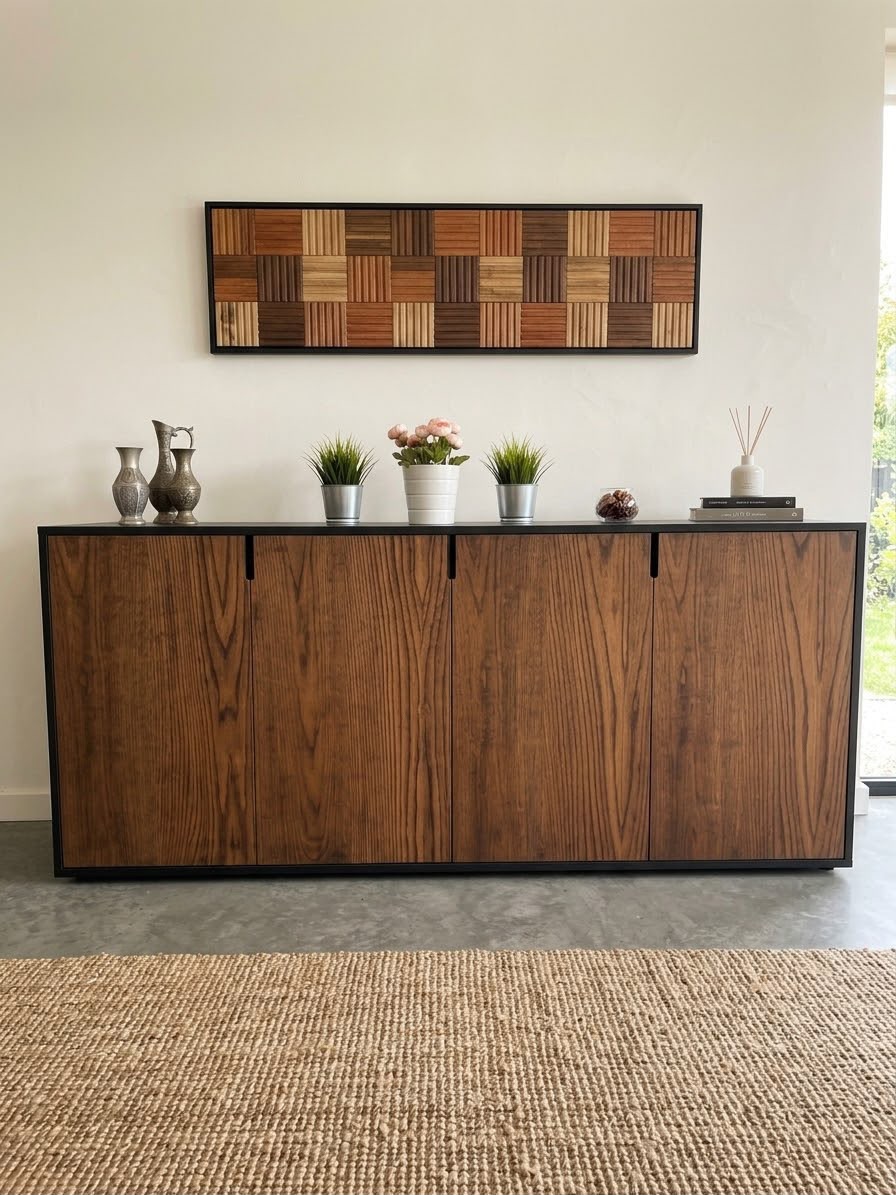 Noire Oak — Dining sideboards — Material: Natural Blockboard — Veneer: Oak + HPL — 2