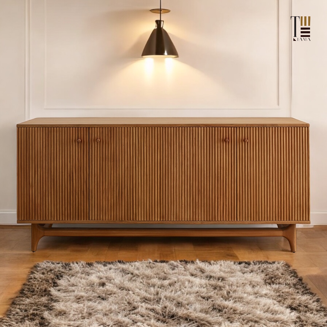 بوفيه سفرة — Dansk Sideboard — الخامة: خشب زان مصمت +خشب كونتر طبيعي — القشرة: زان طبيعي — 2