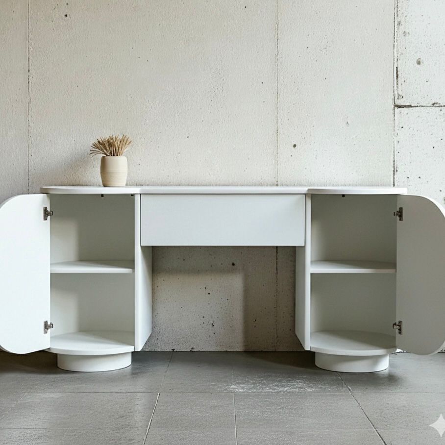 Lulia — Dresser units — Material: Compressed wood + Natural blockboard — Veneer: Lacquered wood — 2