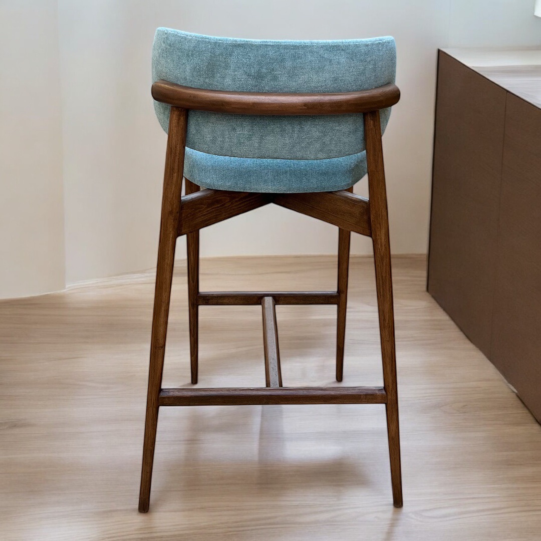 Nordic bar stool — Bar chairs — Material: Massive Romanian Beech grade AB high — 3