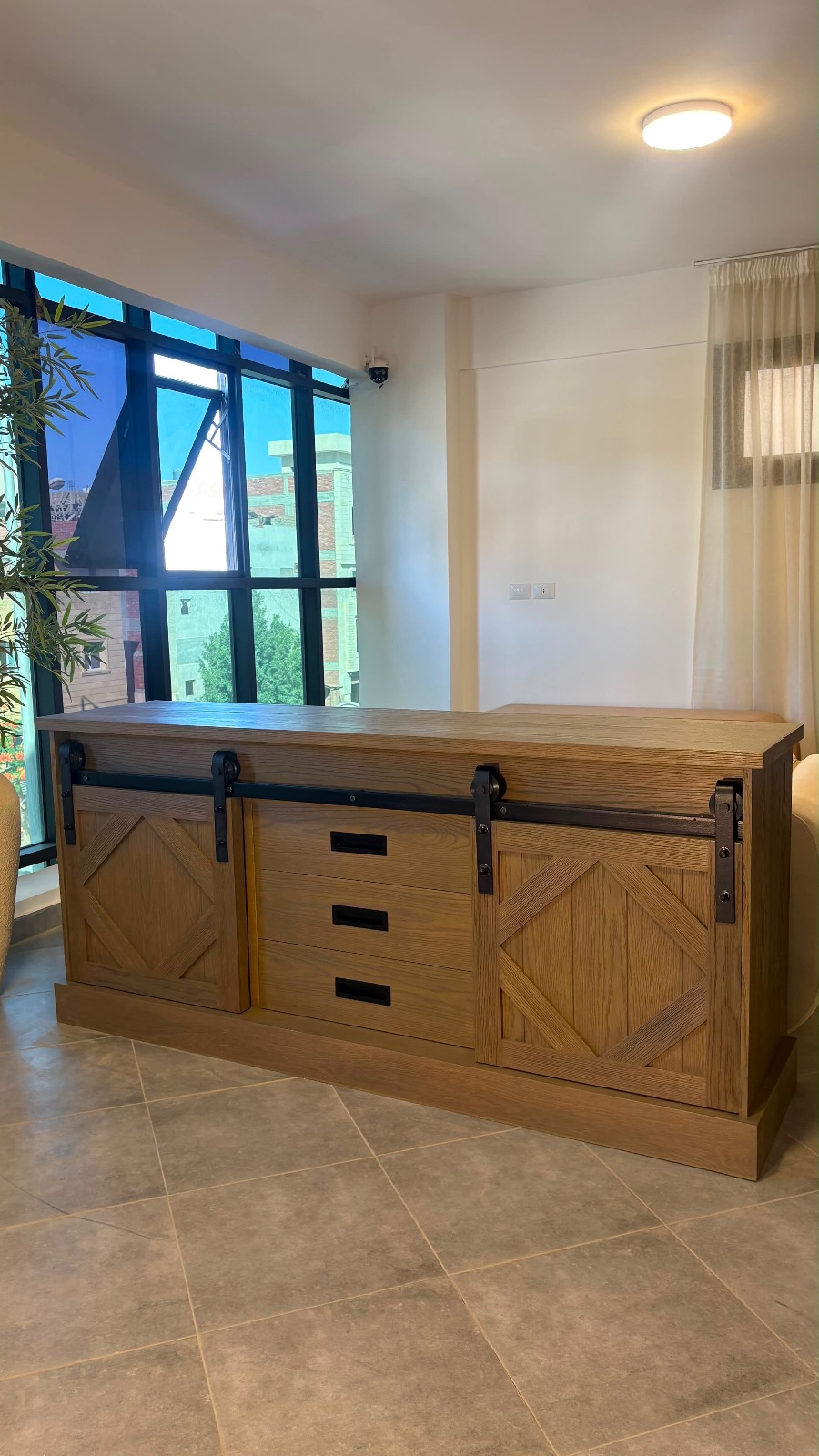 Lattice sideboard — Dining sideboards — Material: Massive Oak +Natural Blockboard — Veneer: Natural Oak — 2