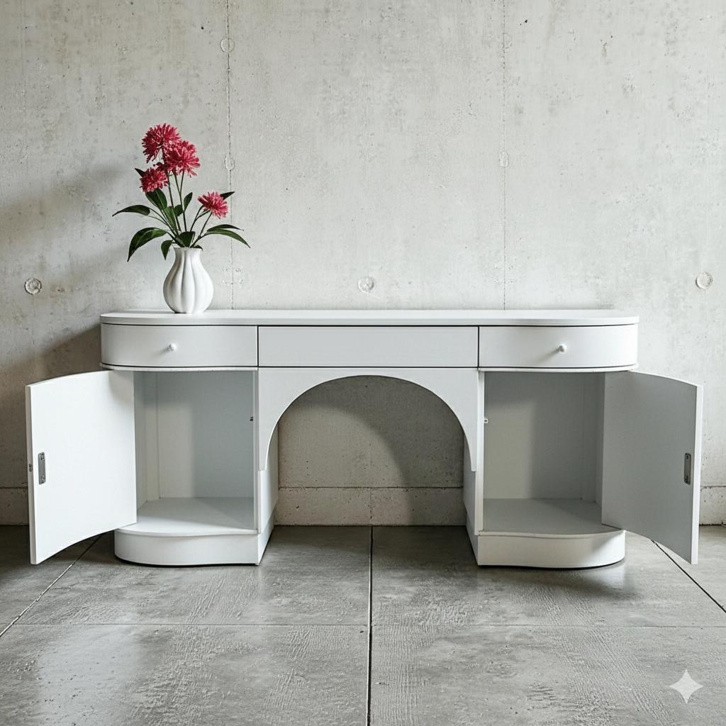 Blassimo dresser — Dresser units — Material: Compressed Beech wood — Veneer: Beech/Oak/Walnut veneer depends on the required model and color — 2