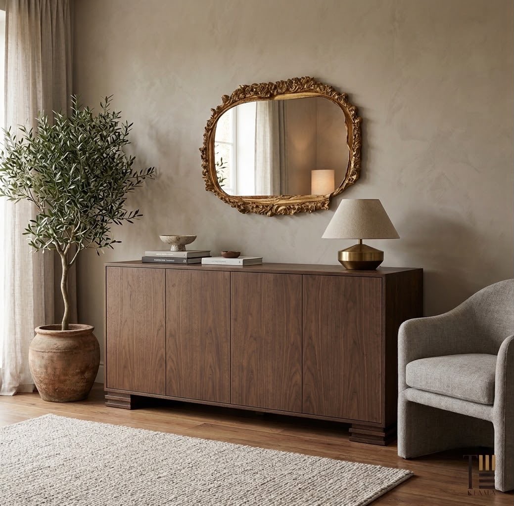 Oakland — Dining sideboards — Material: Natural Blockboard — Veneer: Natural Oak — 1