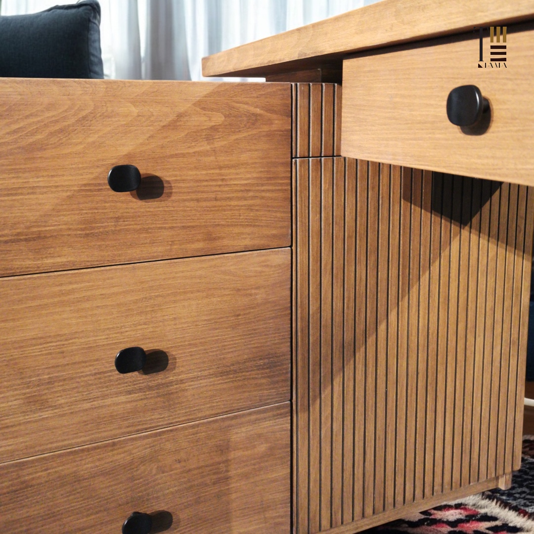 Modesto — Dresser units — Material: Natural Blockboard — Veneer: Natrual Oak — 2
