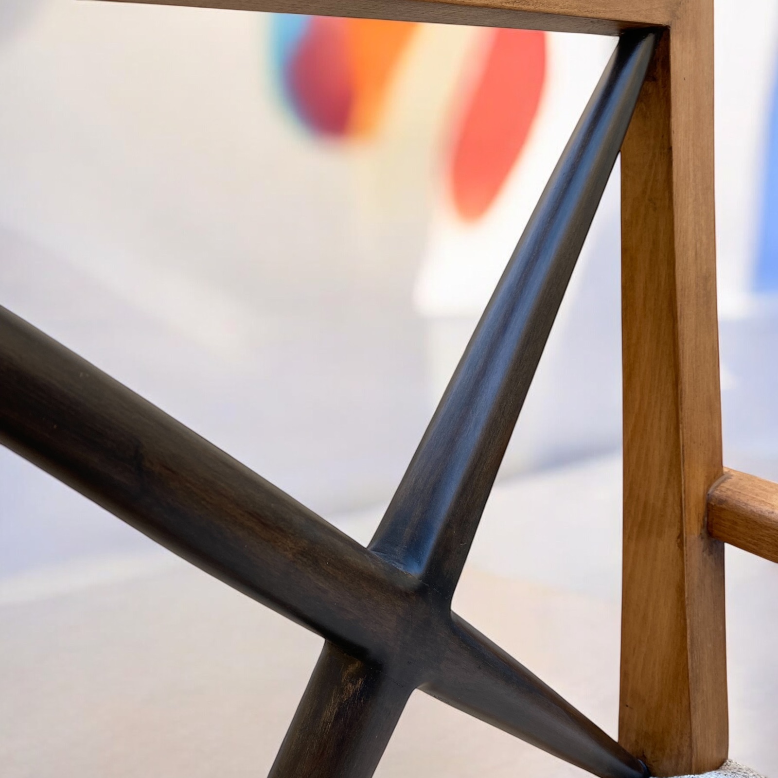 The Cavelier Armchair — Material: Massive Romanian Beech wood — Structure: Massive Romanian Beech wood — 3