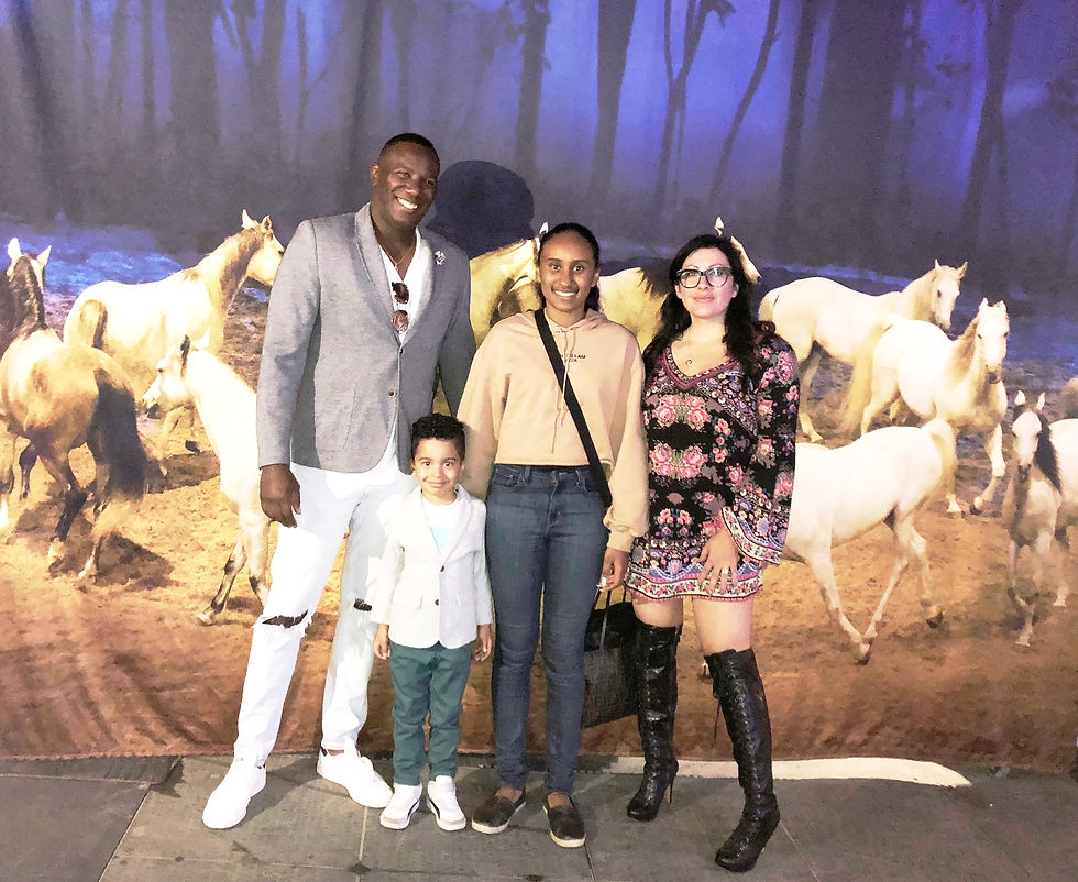 Family photo at Cavallia Odysseo in Camarillo, CA
