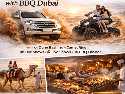 Desert safari with BBQ Dubai