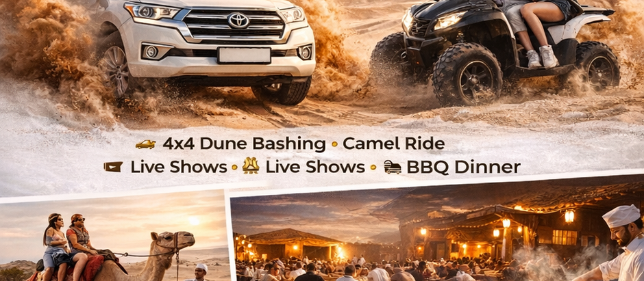 Desert safari with BBQ Dubai