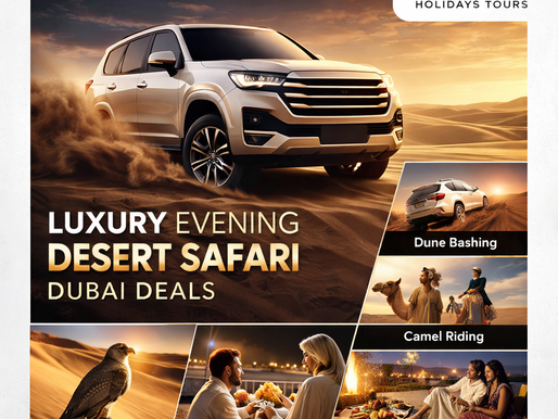 luxury evening desert safari Dubai deals