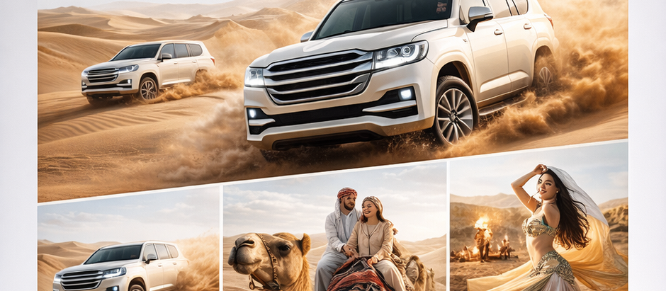 premium desert safari Dubai with pickup