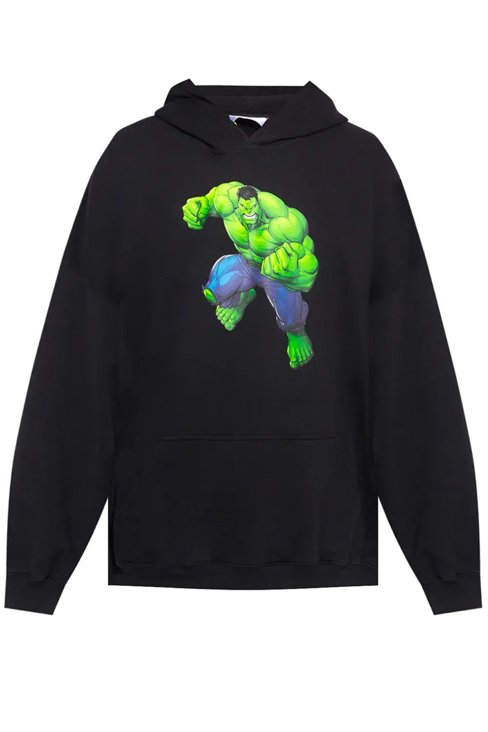 Толстовка худи Balenciaga с принтом Халк