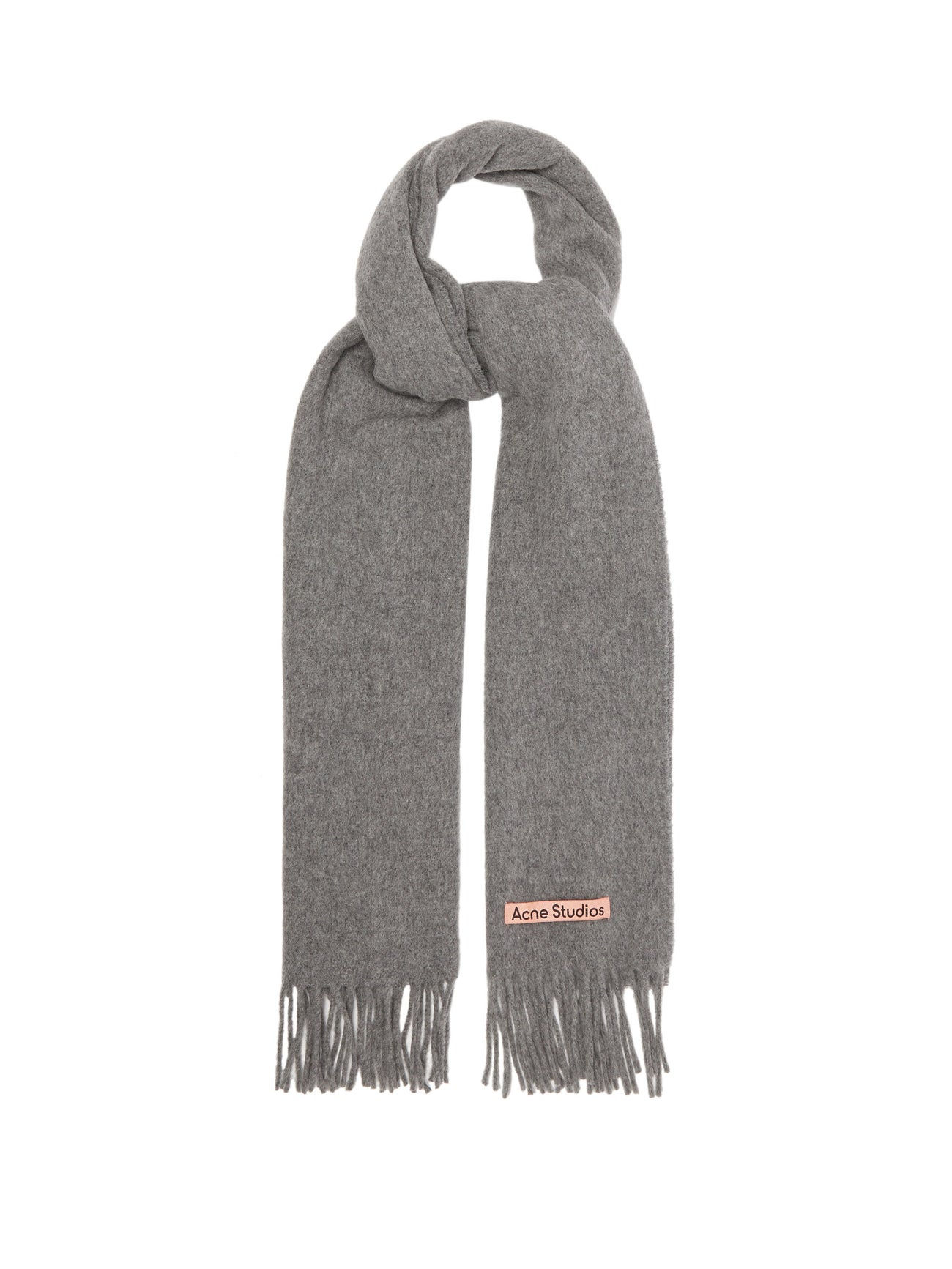 Шарф Acne Studios Canada Oversized серый