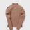 Миниатюра: Топ-водолазка с длинным рукавом Nike Brown/White с логотипом
