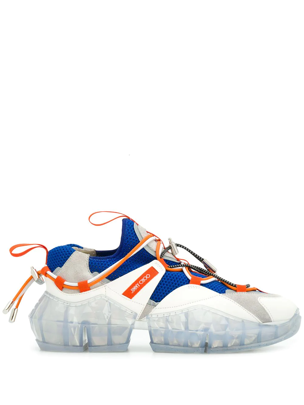 Кроссовки Jimmy Choo Diamond Trail White/Blue/Orange