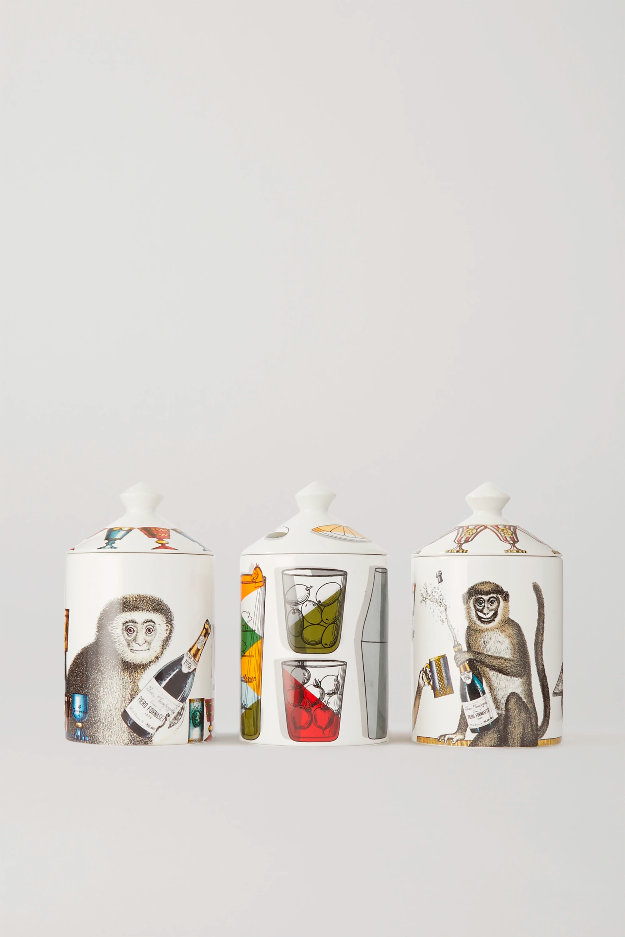 Набор из 3 ароматических свечей Fornasetti Sweet Drinks