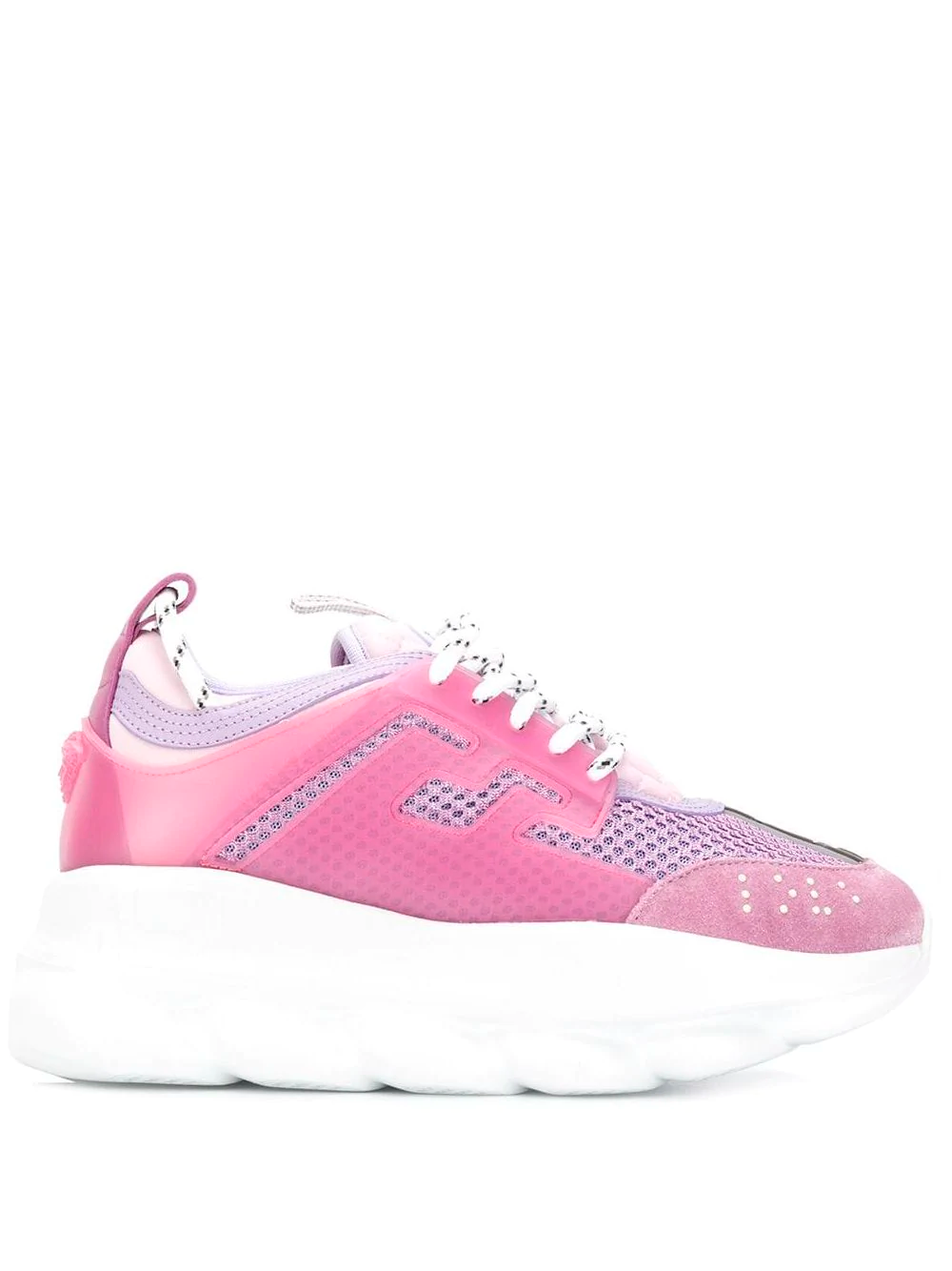 Кроссовки Versace Chain Reaction Pink Queen