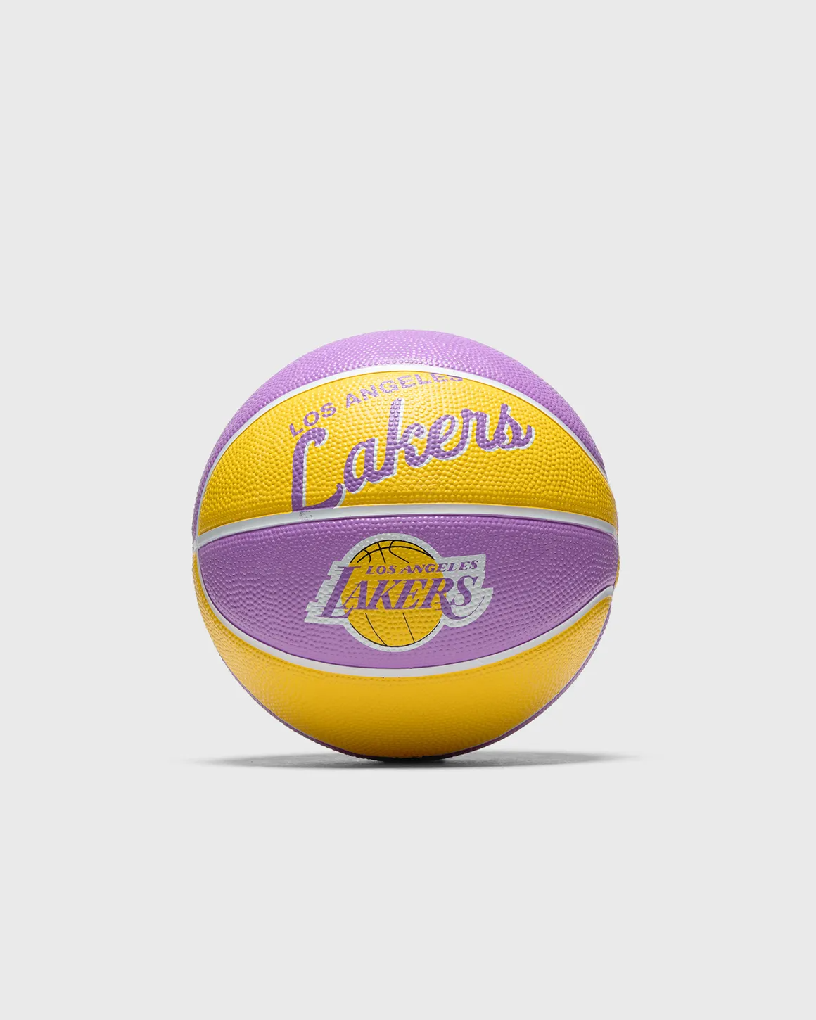 Декоративный мяч команды WILSON NBA RETRO BASKETBALL MINI LA LAKERS