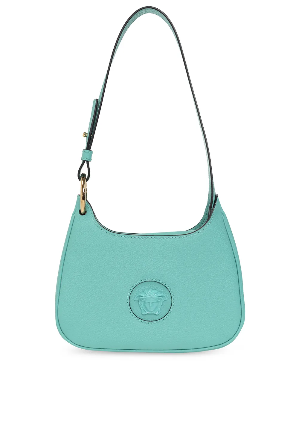 Зеленовато-синяя сумка-хобо Versace La Medusa Small