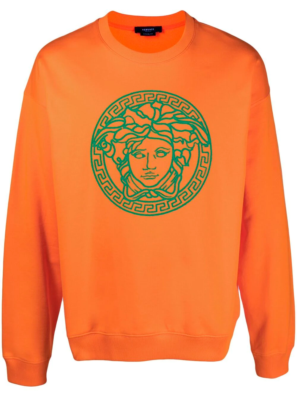 Толстовка с вышивкой Versace Medusa Orange