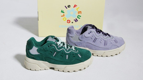 Кроссовки Gianno Converse x Golf le Fleur lavander | Обрита Outlet
