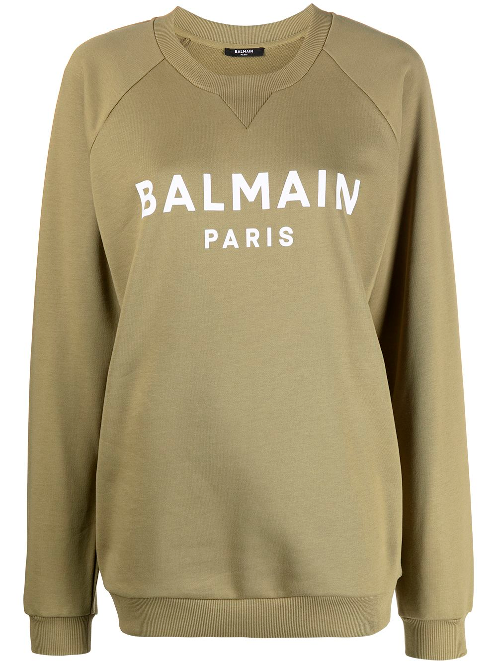Толстовка Balmain Olive Logo