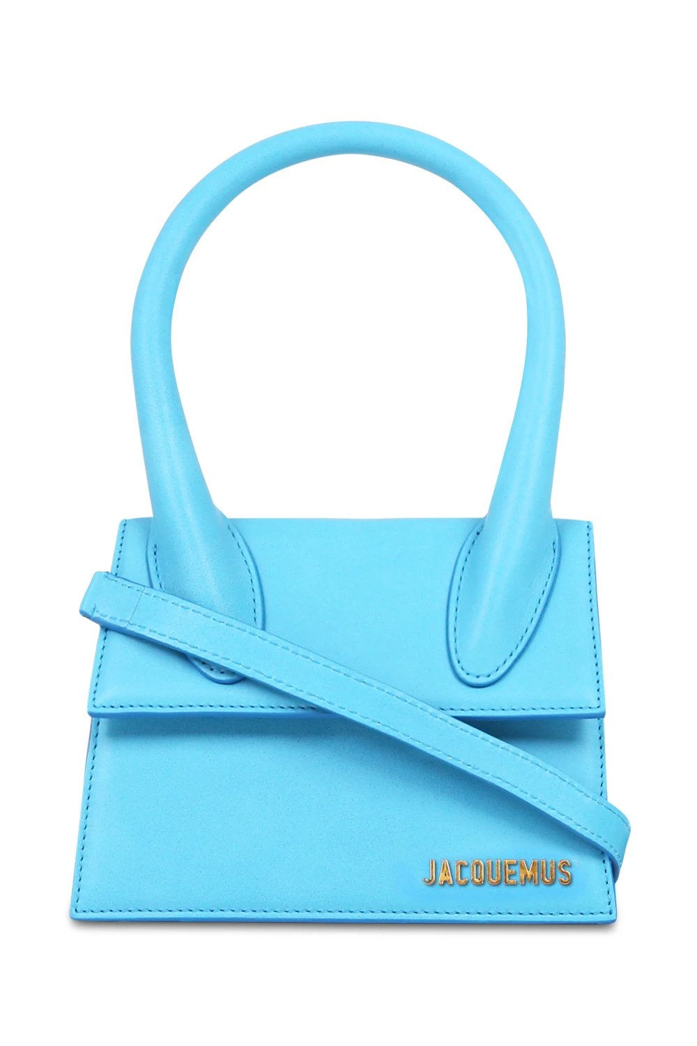Сумка Jacquemus Le Chiquito Moyen голубого цвета