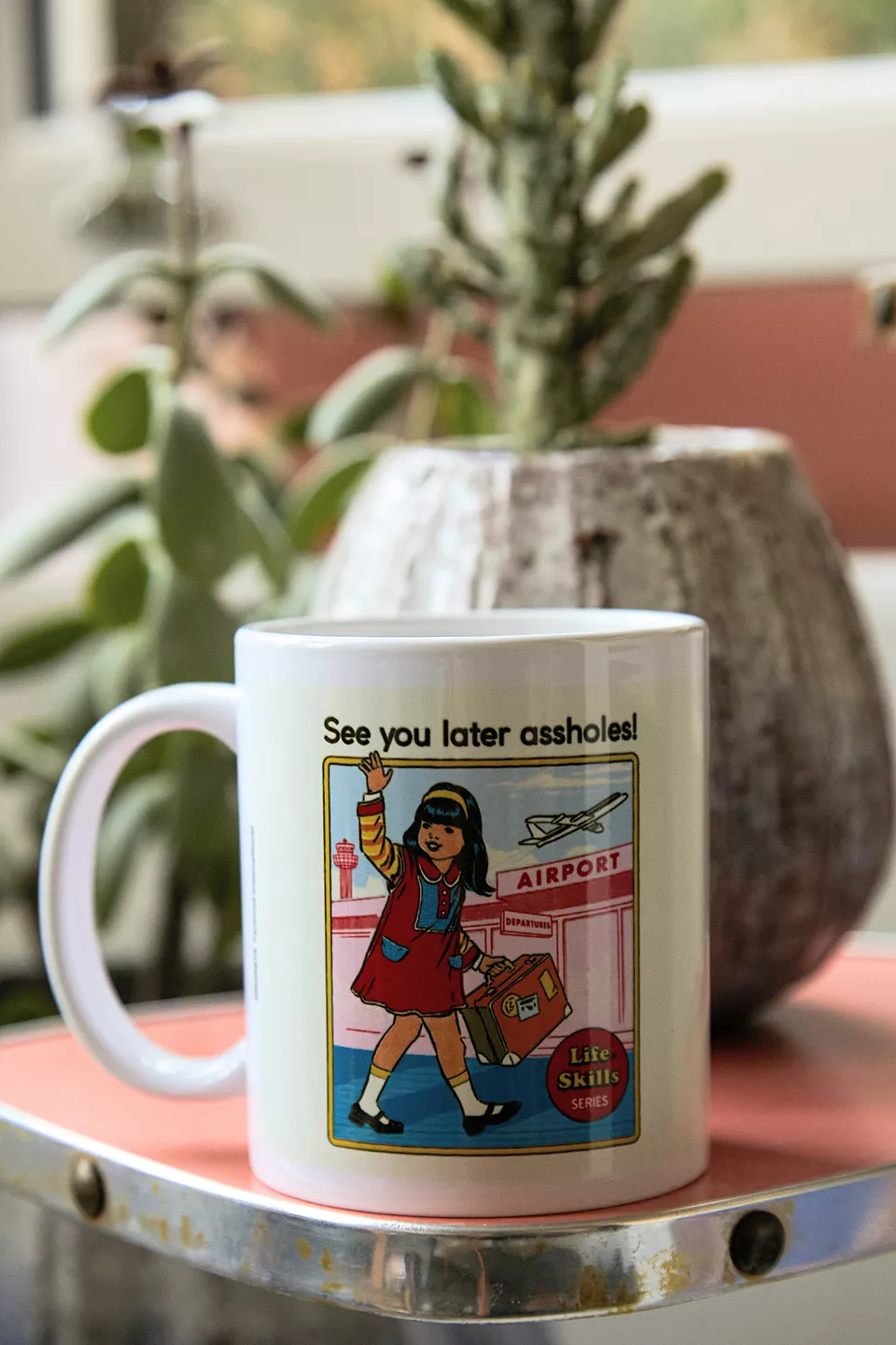 Кружка с принтом "See you later"