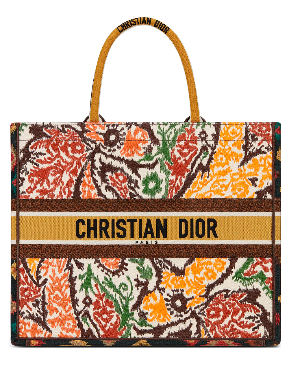 Сумка Dior Book Tote с вышивкой Play Mozaic Yellow