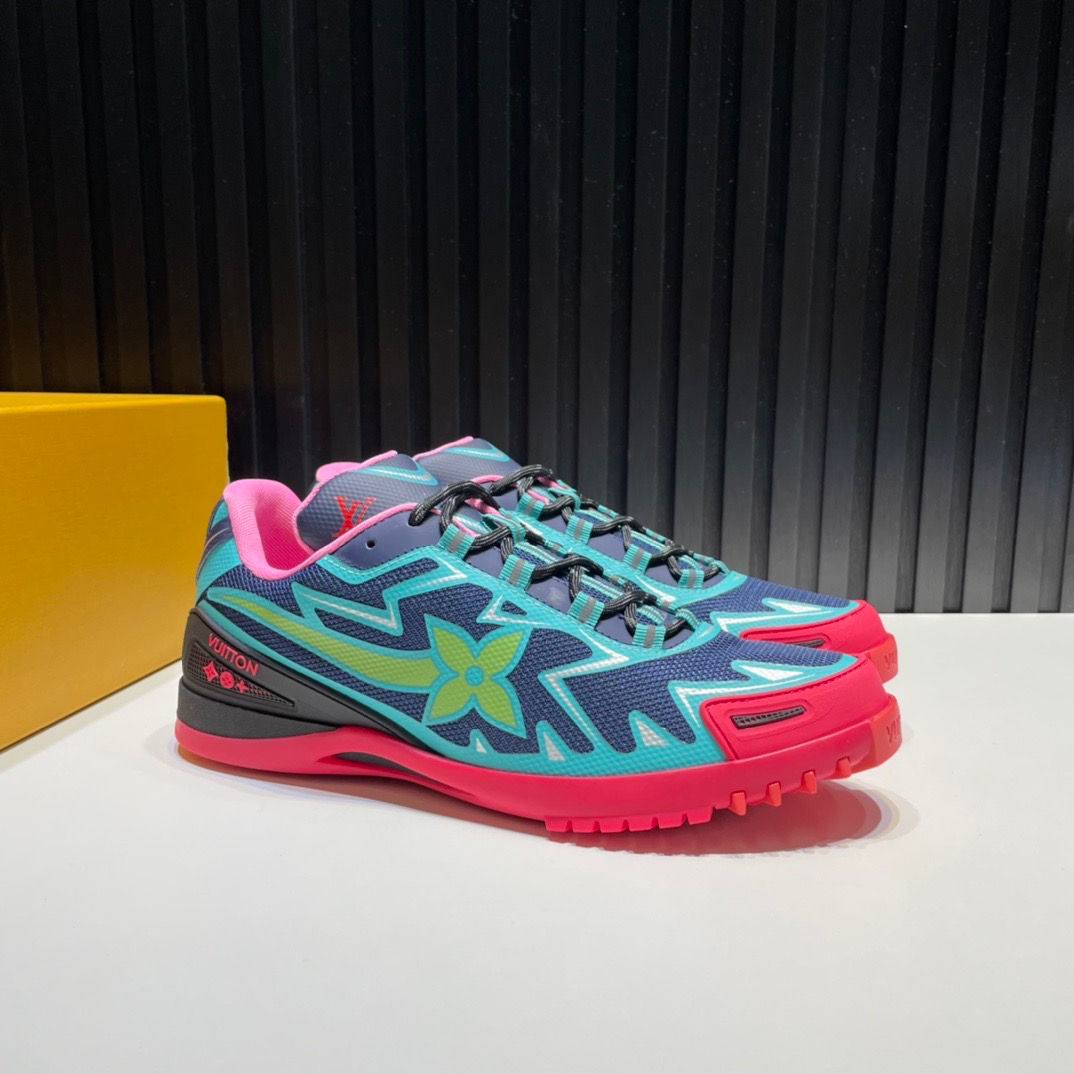 Кроссовки Louis Vuitton LV Sprint Blue Pink