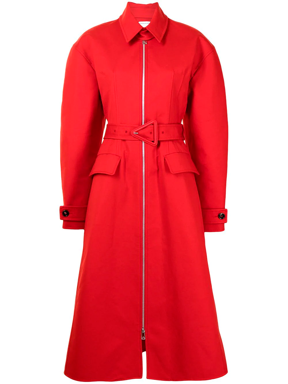 Пальто-миди с поясом Bottega Veneta