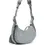 Миниатюра: Кожаная сумка Balenciaga Le Cagole XS серого цвета