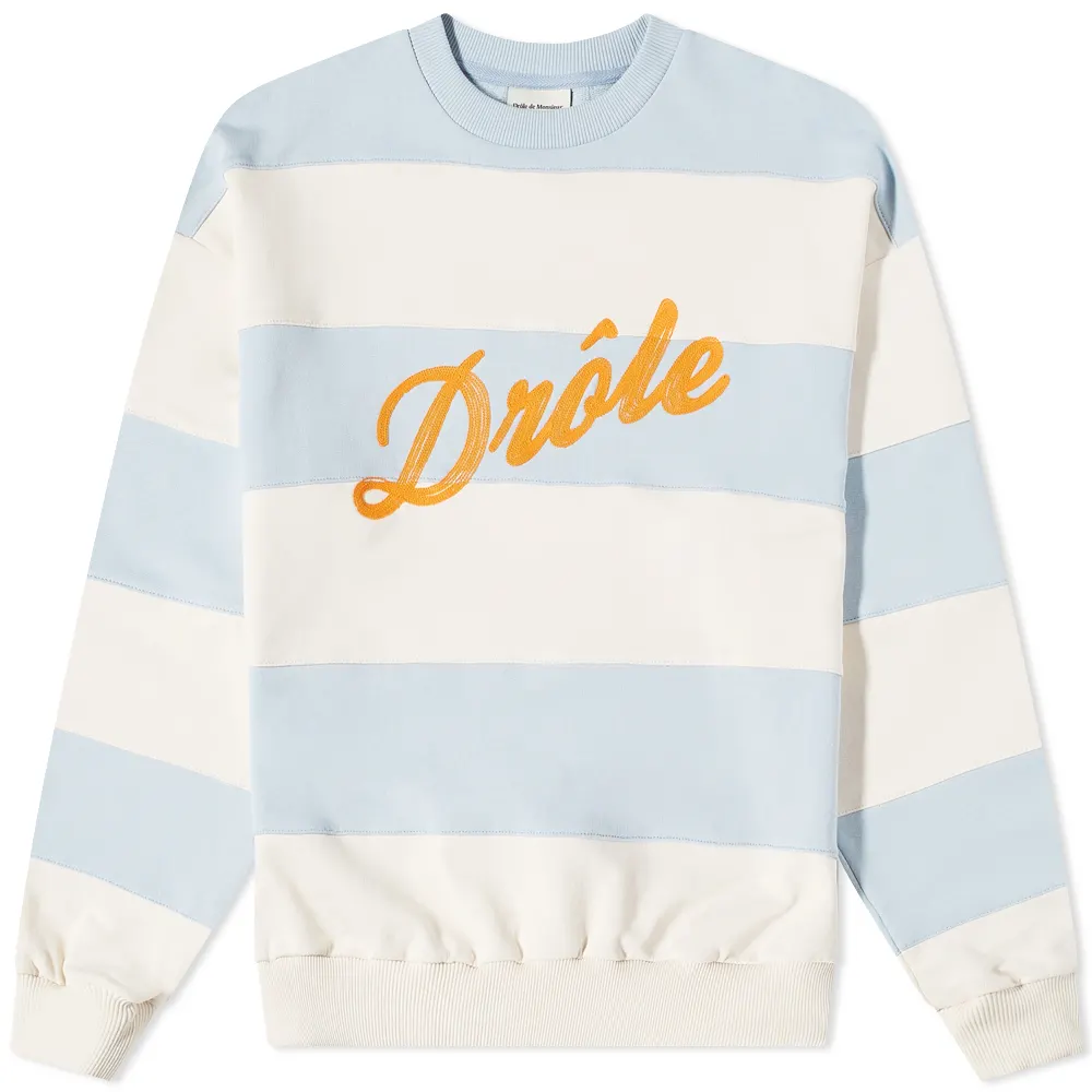 Толстовка Drôle de Monsieur в полоску с логотипом