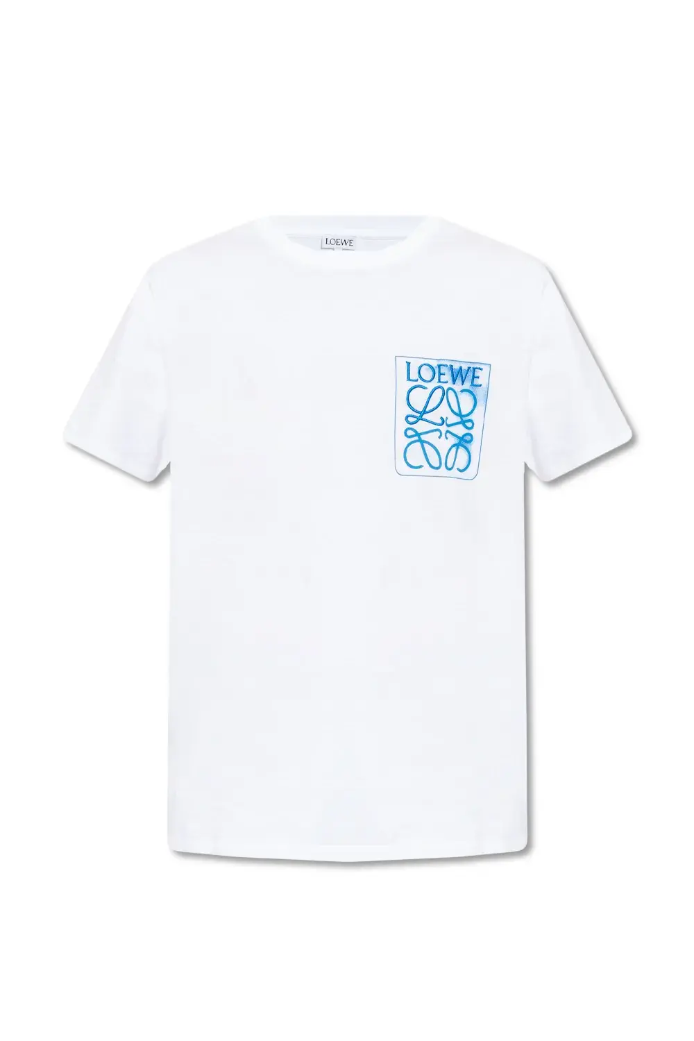 Белая футболка Loewe с логотипом