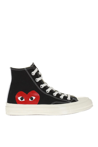 Черные кеды Comme des Garçons Play x Converse Play | Обрита Outlet