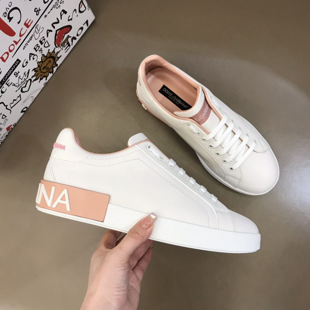 Кроссовки Dolce&Gabbana White/Dust Pink