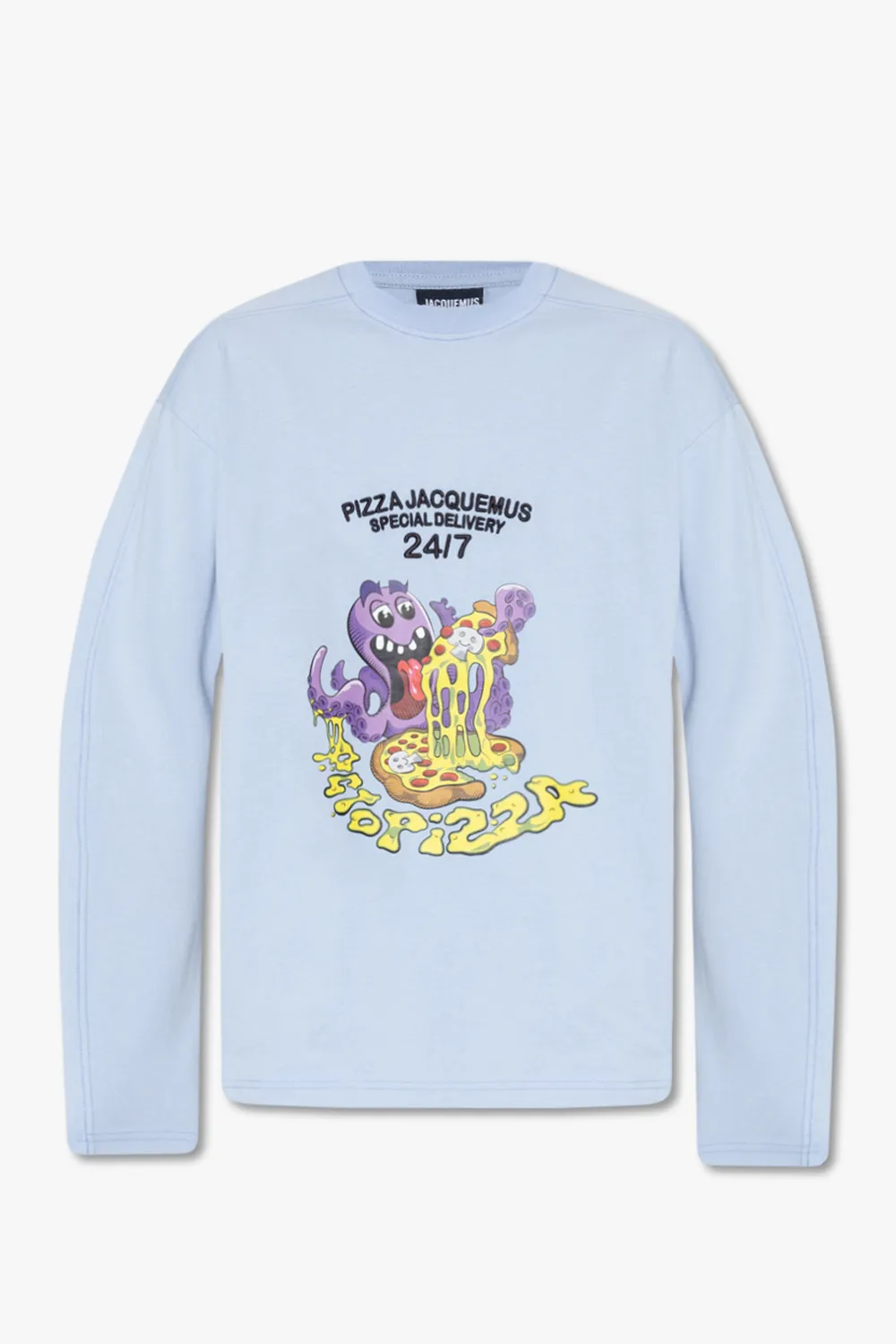 Лонгслив Jacquemus Octopizza голубого цвета