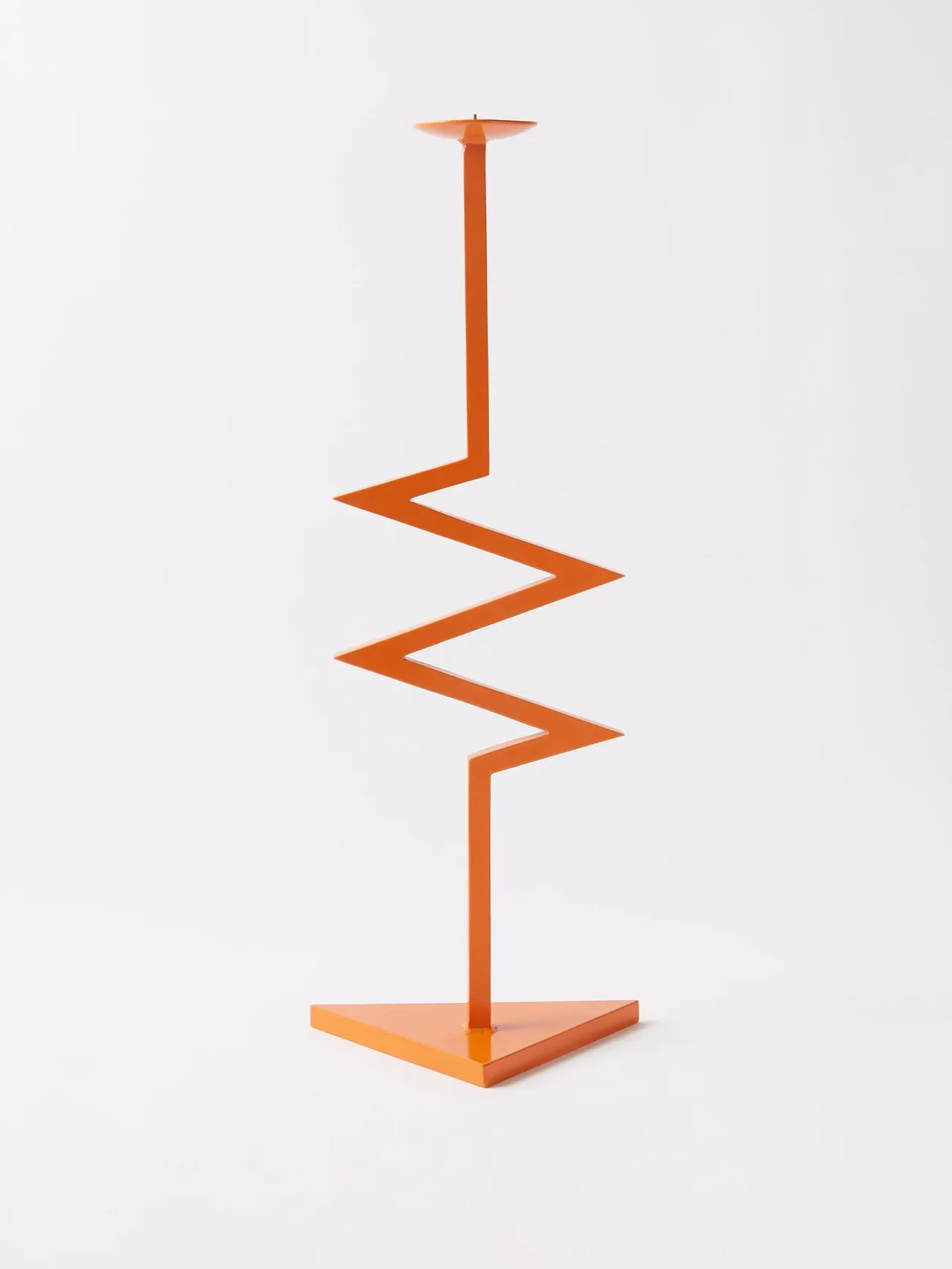 Зигзагообразный подсвечник из стали Орбита Home